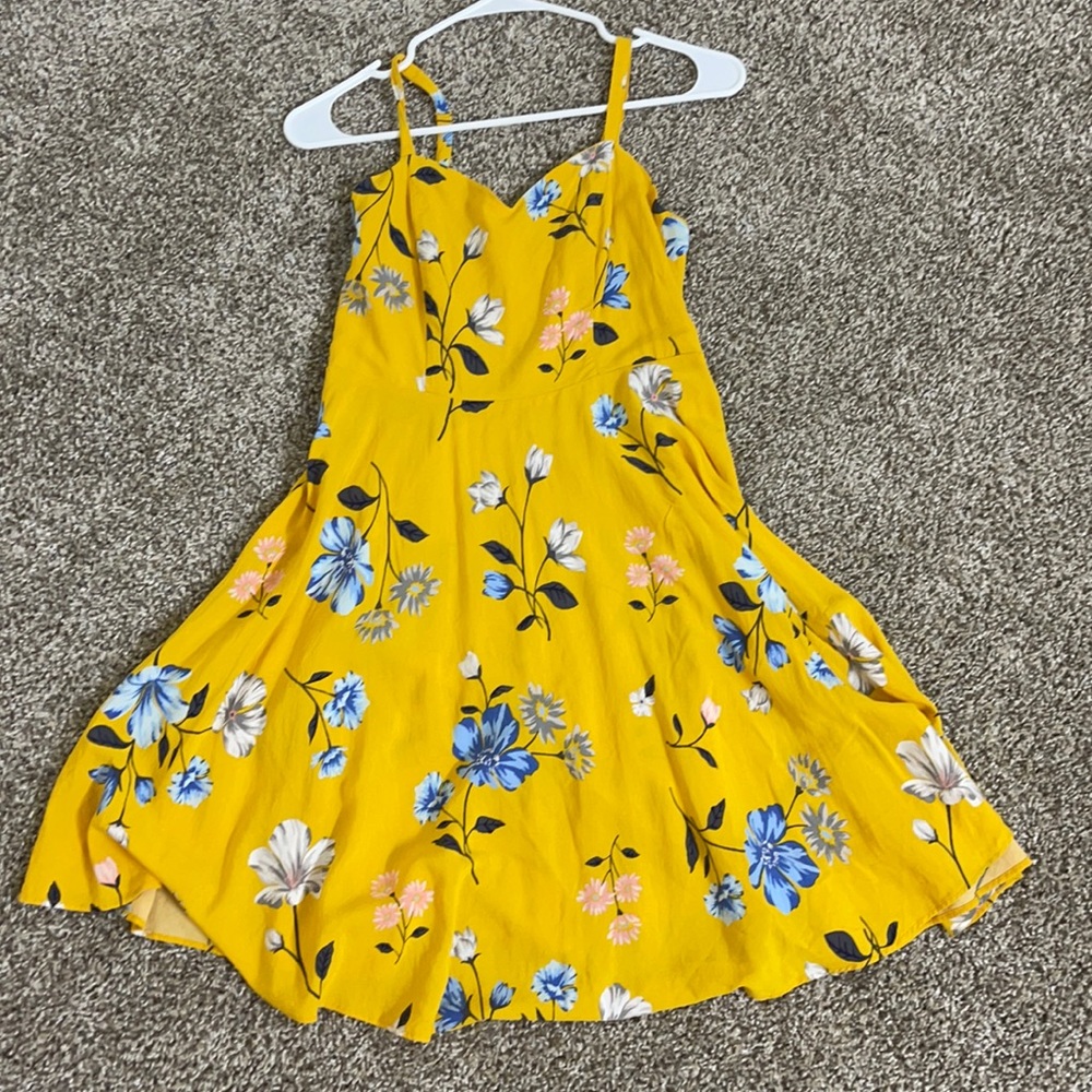 A yellow summer dress